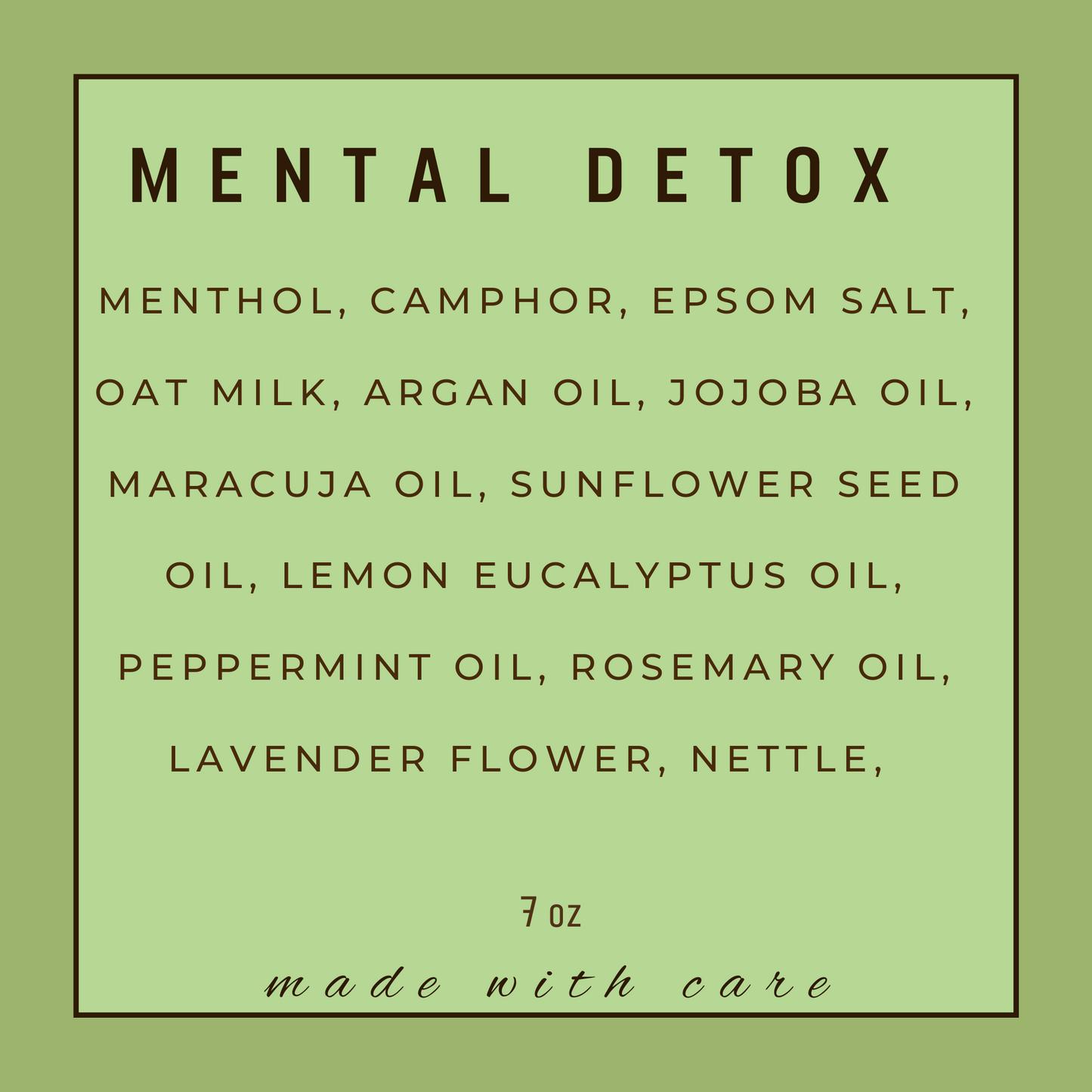Brain Detox Bath Mix